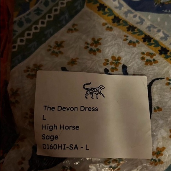 Printfresh Devon High Horse Sage Dress - Picture 5 of 6